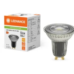 Ledvance GU10 spotpære, 2700K, 8W