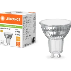 Ledvance GU10 spotpære, 3000K, 5,6W
