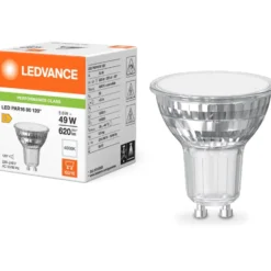 Ledvance GU10 spotpære, 4000K, 5,6W