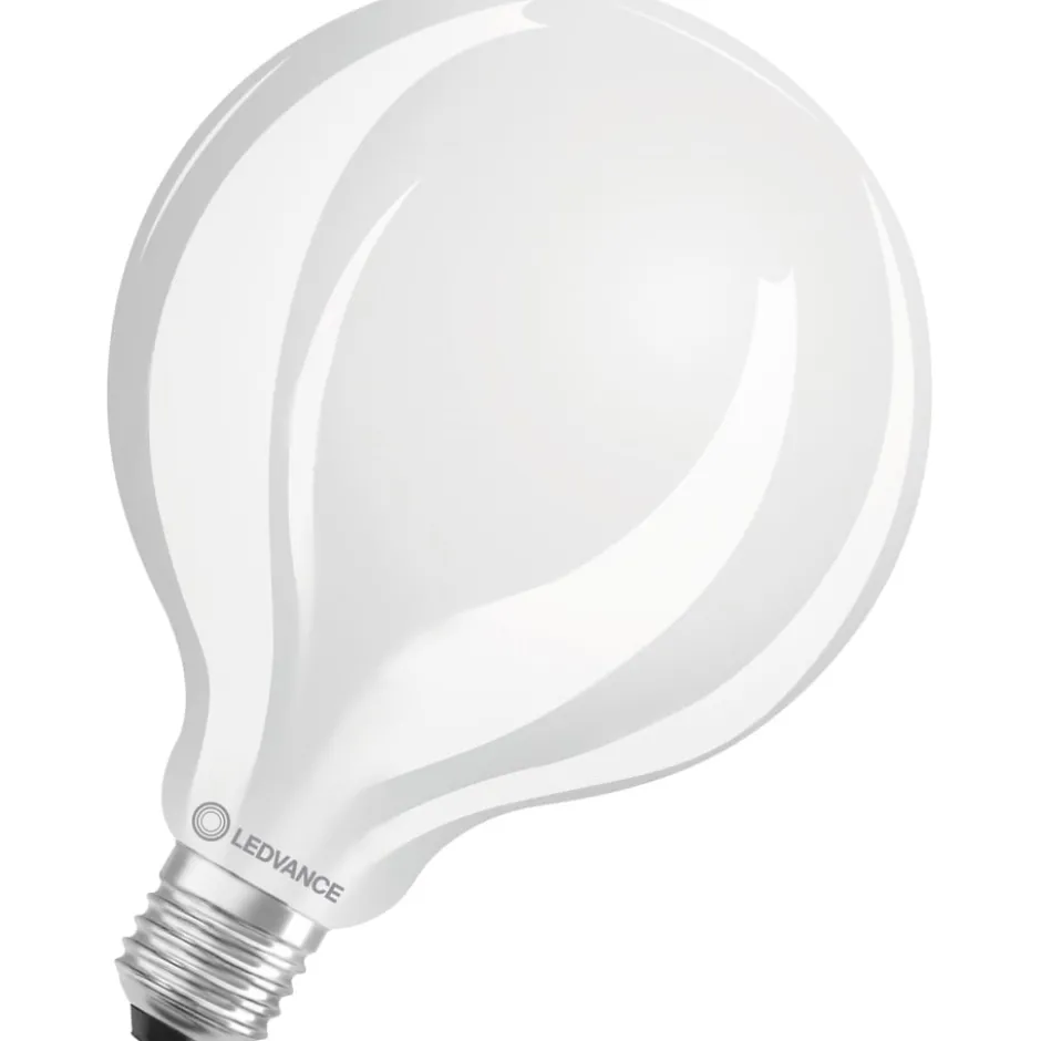Ledvance Parathom E27 globepære, 2700K, 7,5W, Ø9,5 cm