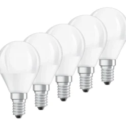 Ledvance Parathom E14 kronepære, 2700K, 5W, 5-pak