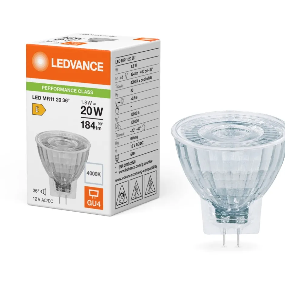 Ledvance Parathom GU4 pære, 4000K, 2,5W