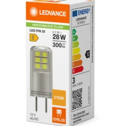 Ledvance Parathom GY6,35 stiftpære, 2700K, 2,6W