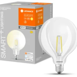 Ledvance Smart+ Wifi E27 globepære, 2700K, 5,5W