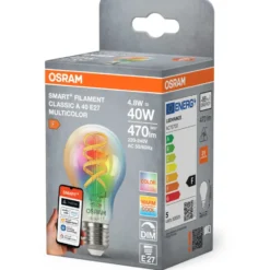 Ledvance Smart+ Wifi E27 standardpære, 2700K, 4,5W
