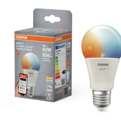 Ledvance Smart+ Wifi E27 standardpære, 2700K-6500K, 9W