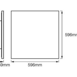 Ledvance Smart+ Wifi Planon LED panel, justerbar hvid, 60x60 cm