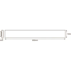 Ledvance Smart+ Wifi Planon LED panel, justerbar hvid, 80x10 cm