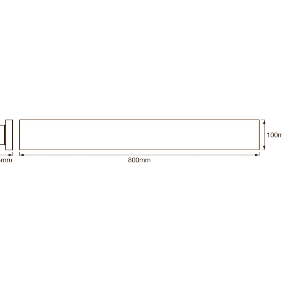 Ledvance Smart+ Wifi Planon LED panel, justerbar hvid, 80x10 cm