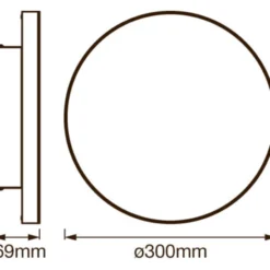 Ledvance Smart+ Wifi Planon plafond, farveskift + hvid, Ø30 cm