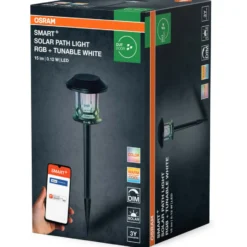 Ledvance Smart+ Wifi solcelle bedlampe, farveskift + hvid