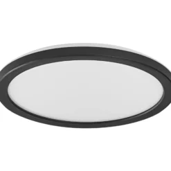 Ledvance Smart+ Wifi Ultra Slim Backlight plafond, farveskift + hvid, sort, Ø23,5 cm