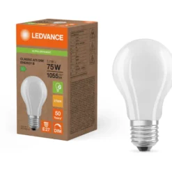 Ledvance Ultra Efficient E27 standardpære, 2700K, 5,7W