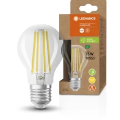 Ledvance Ultra Efficient E27 standardpære, 3000K, 5W
