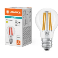 Ledvance Value E27 standardpære, 4000K, 11W