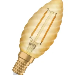 Ledvance Vintage 1906 E14 kertepære, 2400K, 2,5W