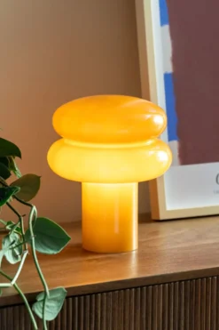 Leitmotiv Incesante Double bordlampe, gul