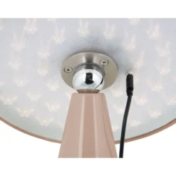 Leitmotiv Phoebe genopladelig bordlampe, brun
