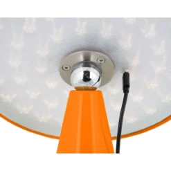 Leitmotiv Phoebe genopladelig bordlampe, orange