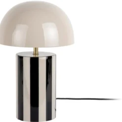 Leitmotiv Rayado bordlampe, stribet sort