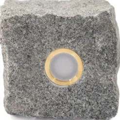 Light By Juhl chaussesten med Cosmos messing spot, 9x9x9 cm, earl blue