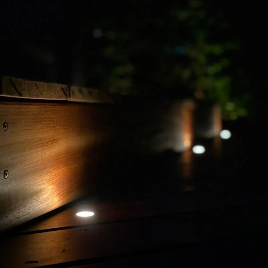 Light By Juhl Cosmos nedgravningsspot, Zigbee, rustfrit stål, 15-pak