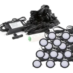 Light By Juhl Cosmos nedgravningsspot, Zigbee, sort, 15-pak