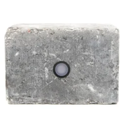 Light By Juhl holmegaardsten kantblok med Cosmos sort spot, 14x21x14 cm, antracit