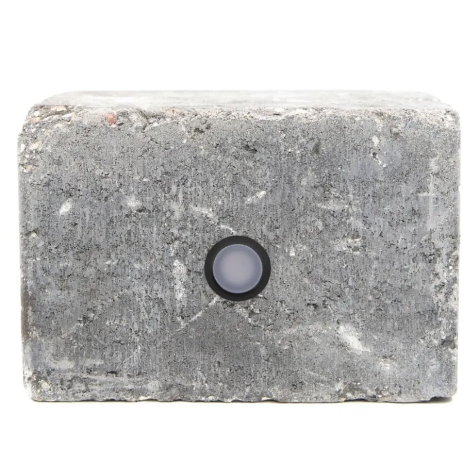 Light By Juhl holmegaardsten kantblok med Cosmos sort spot, 14x21x14 cm, antracit