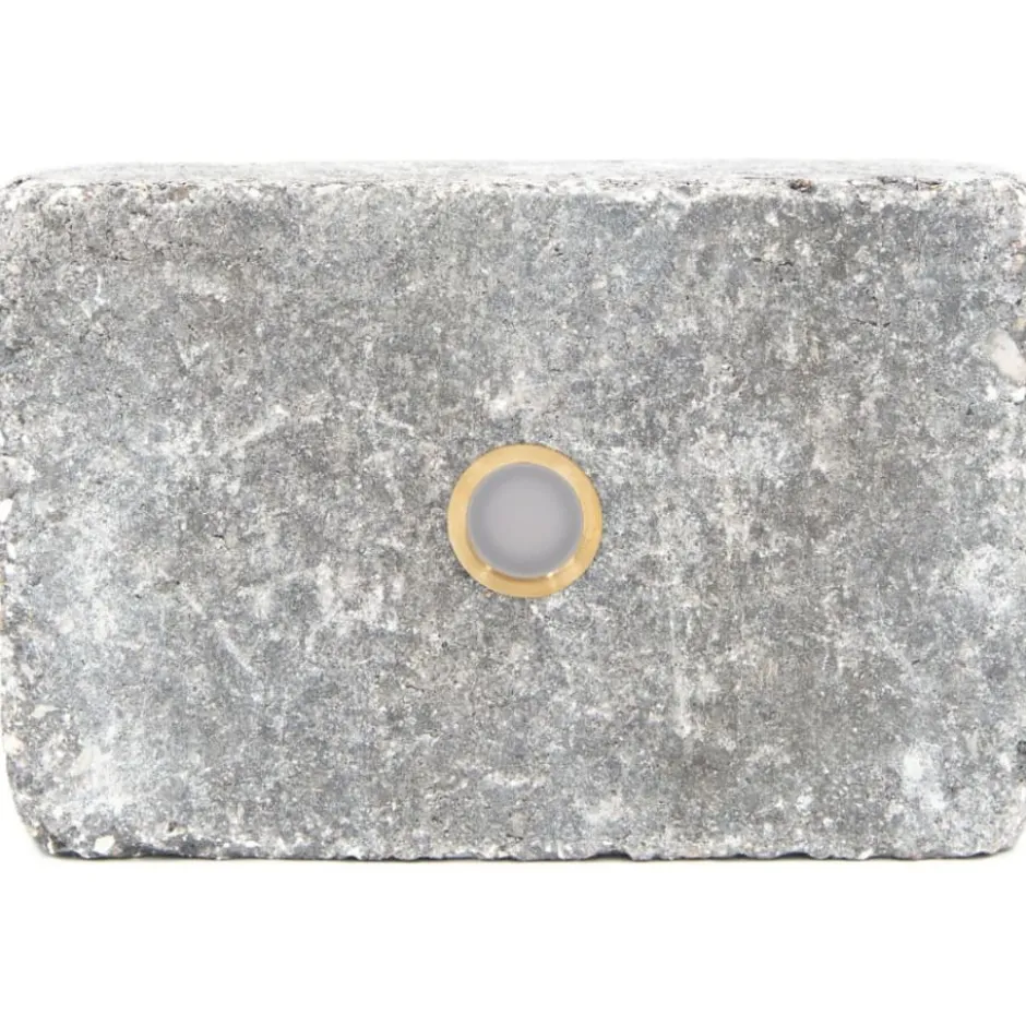 Light By Juhl holmegaardsten med Cosmos messing spot, 14x21x5,5 cm, antracit