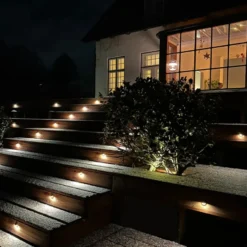 Light By Juhl Saga trappespot til indbygning, sort, 10-pak