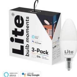 Lite bulb moments E14 kertepære, 2700K-6500K, 5W, 3-pak