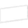 LK Clicline ramme, 80 mm, 3 modul, hvid
