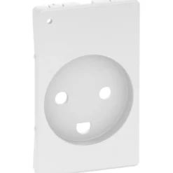 LK Fuga afdækning for stikkontakt med jord og LED, 1,5 modul, hvid