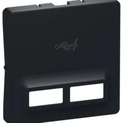 LK Fuga afdækning for 2 x USB-lader, 1 modul, koksgrå