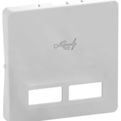LK Fuga afdækning for 2 x USB-lader, 1 modul, lysegrå
