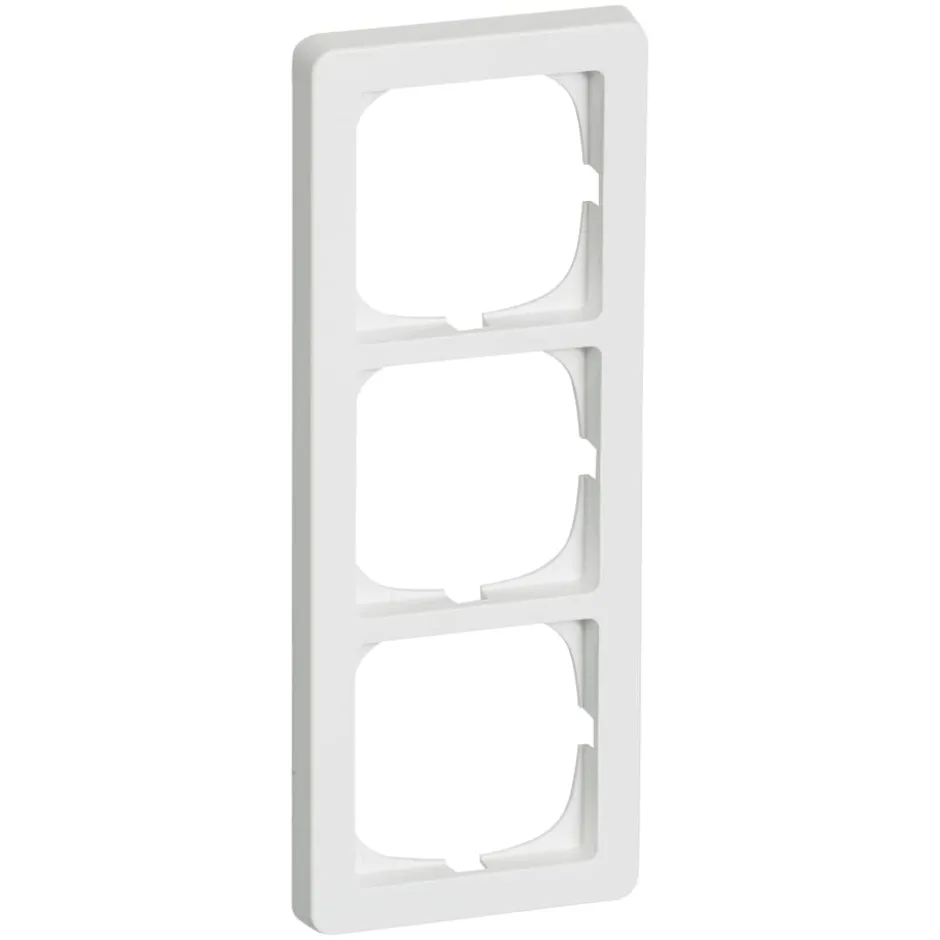 LK Fuga Baseline 63 ramme, 3 modul, hvid