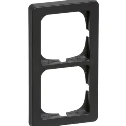 LK Fuga Baseline 63 ramme, 2x1 modul, koksgrå