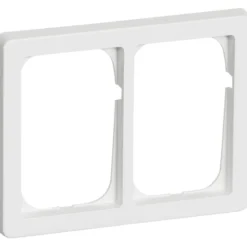 LK Fuga Baseline 63 ramme, 2x1,5 modul, vandret, hvid