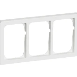 LK Fuga Baseline 63 ramme, 3x1,5 modul, vandret, hvid