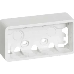 LK Fuga Baseline 50 underlag, 2 modul, vandret, hvid