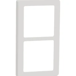 LK Fuga Base 63 ramme, 2x1 modul, hvid