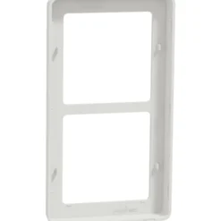LK Fuga Base 63 ramme, 2x1 modul, hvid