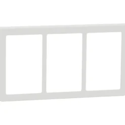 LK Fuga Base 63 ramme, 3x1,5 modul, hvid