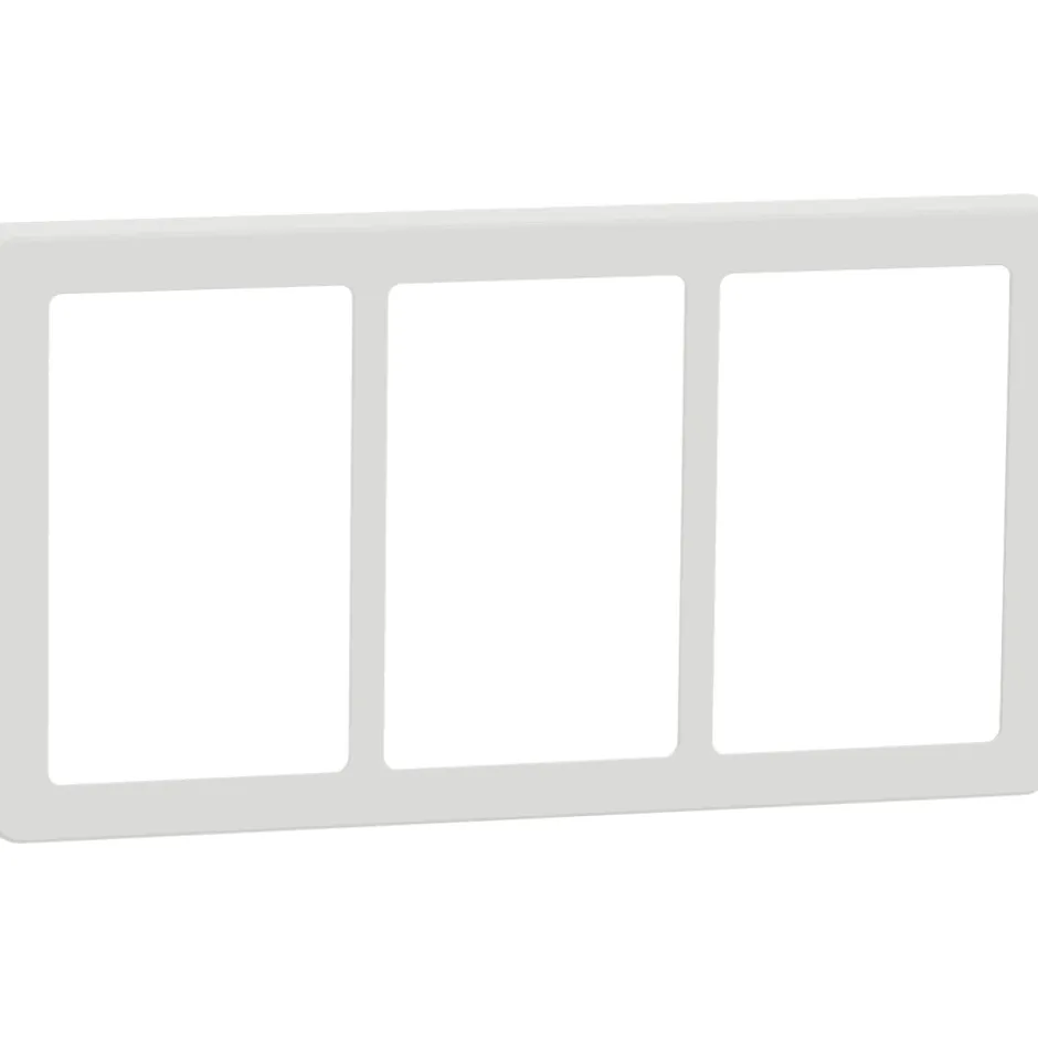 LK Fuga Base 63 ramme, 3x1,5 modul, hvid