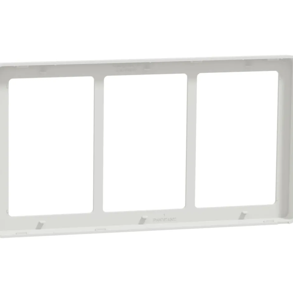 LK Fuga Base 63 ramme, 3x1,5 modul, hvid