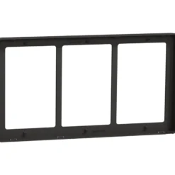 LK Fuga Base 63 ramme, 3x1,5 modul, koksgrå