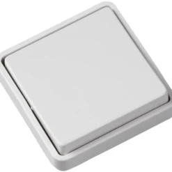 LK Fuga 1 polet afbryder, 1 modul, hvid
