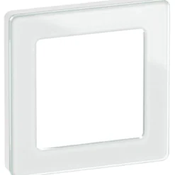 LK Fuga Pure 66 designramme, 1 modul, hvid