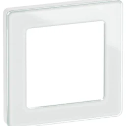 LK Fuga Pure 66 designramme, 1 modul, hvid